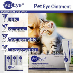 VetEye cream eye application tube ready for topical use