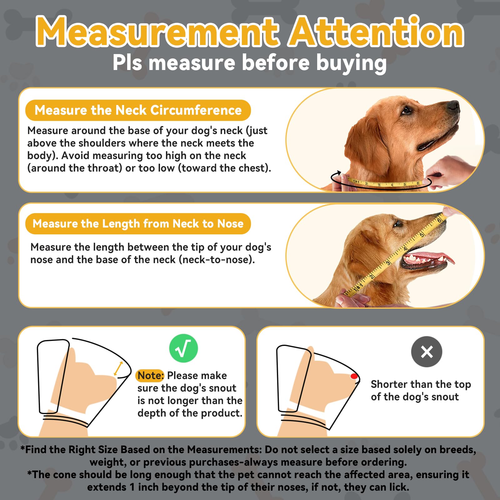 Vithael dog cone soft protective edge cushions the neck and reduces irritation.