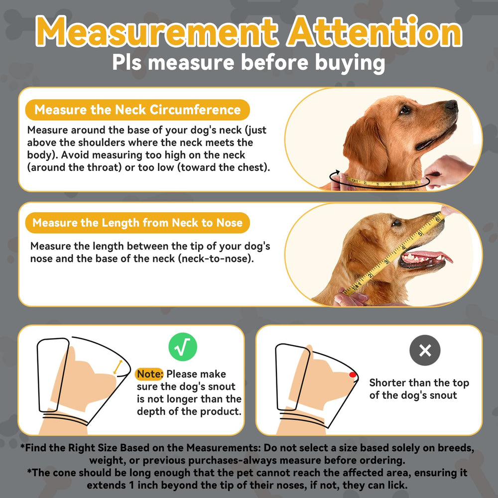 Vithael dog cone soft protective edge cushions the neck and reduces irritation.