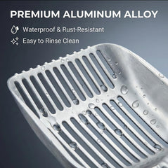 Vitisyao heavy-duty aluminum scoop for long-lasting daily use in corners