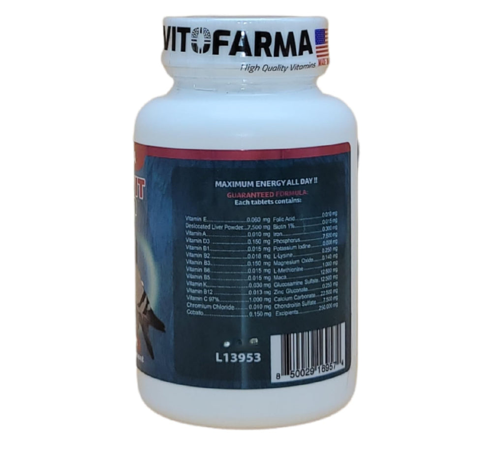 VITOFARMA Multivit supports immune function and daily health for pigeons.