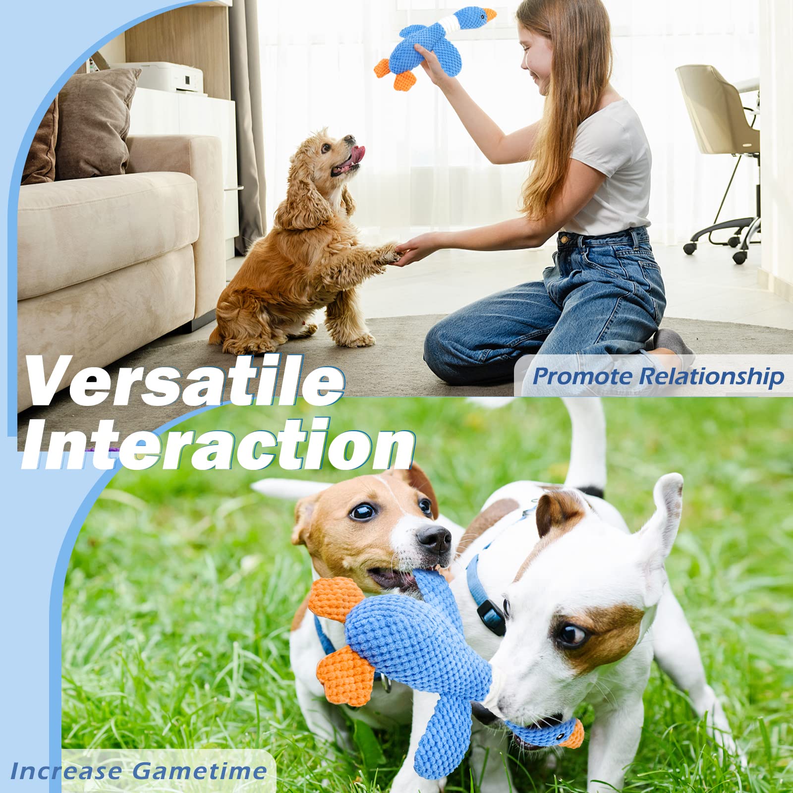 Vitscan goose duck puppy toy suitable for puppies.