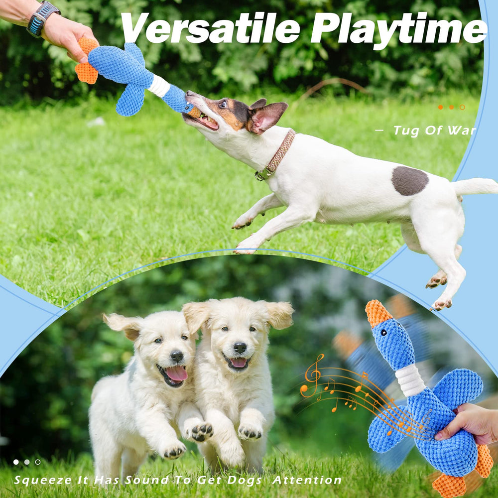 Vitscan goose gift dog toy, bright and joyful.