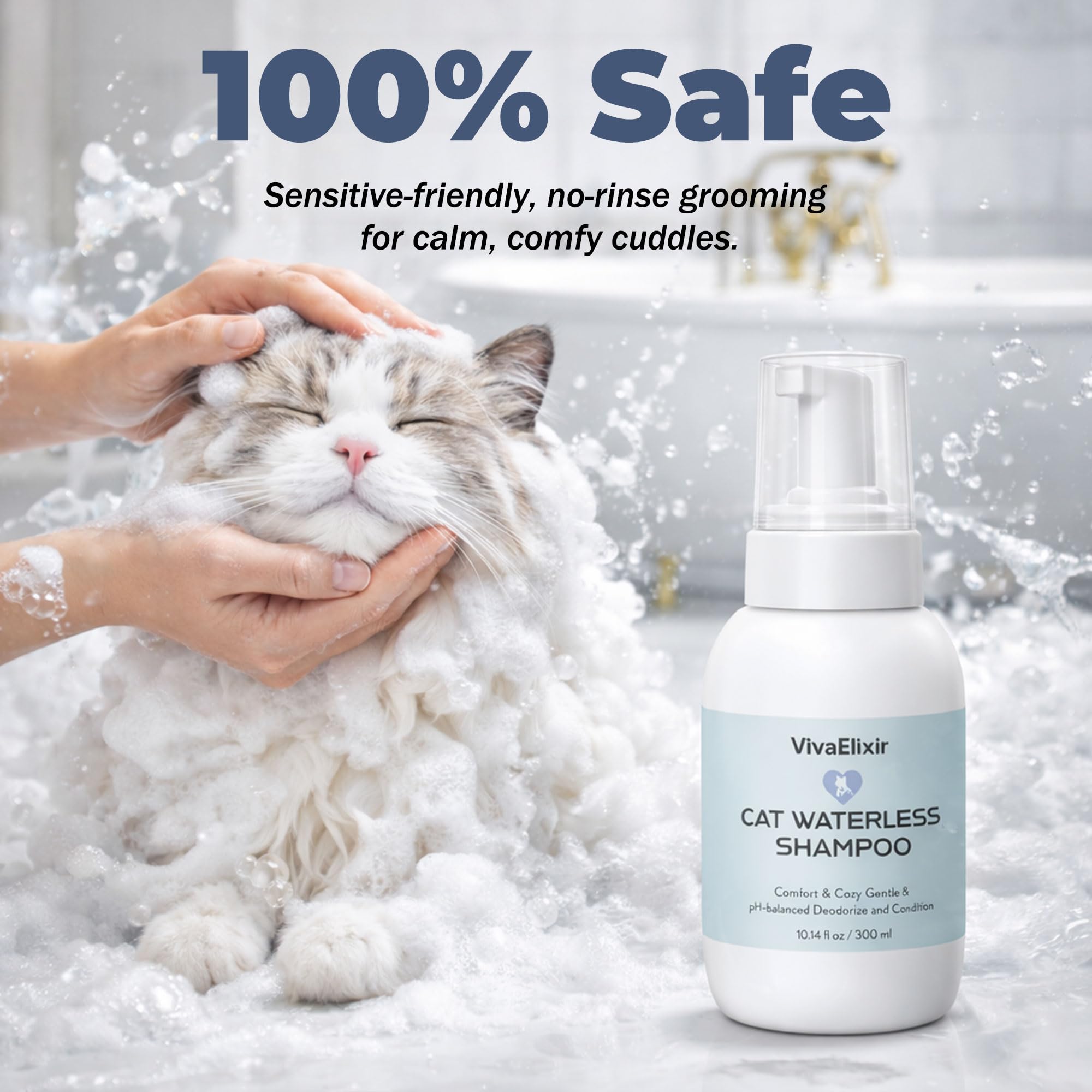 VivaElixir low-residue formula supports easy grooming with less buildup.