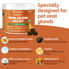 VivaElixir digestive-health-ingredients chews highlight taurine and prebiotic support.