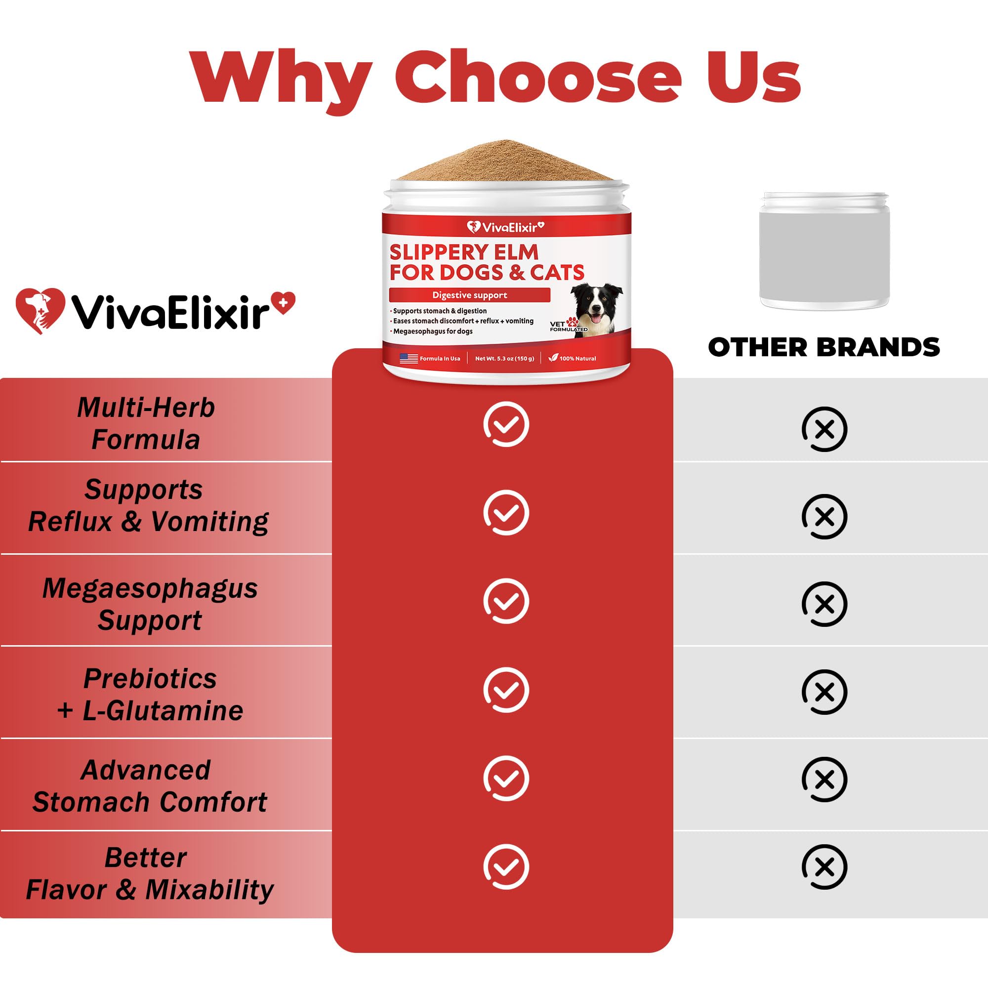 Pet bowls during mealtime showing VivaElixir integration into meals