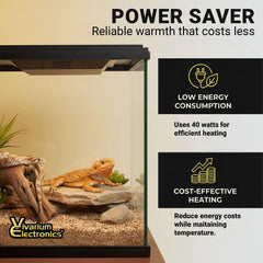 Panel with detachable power cord enabling easy installation and repositioning.