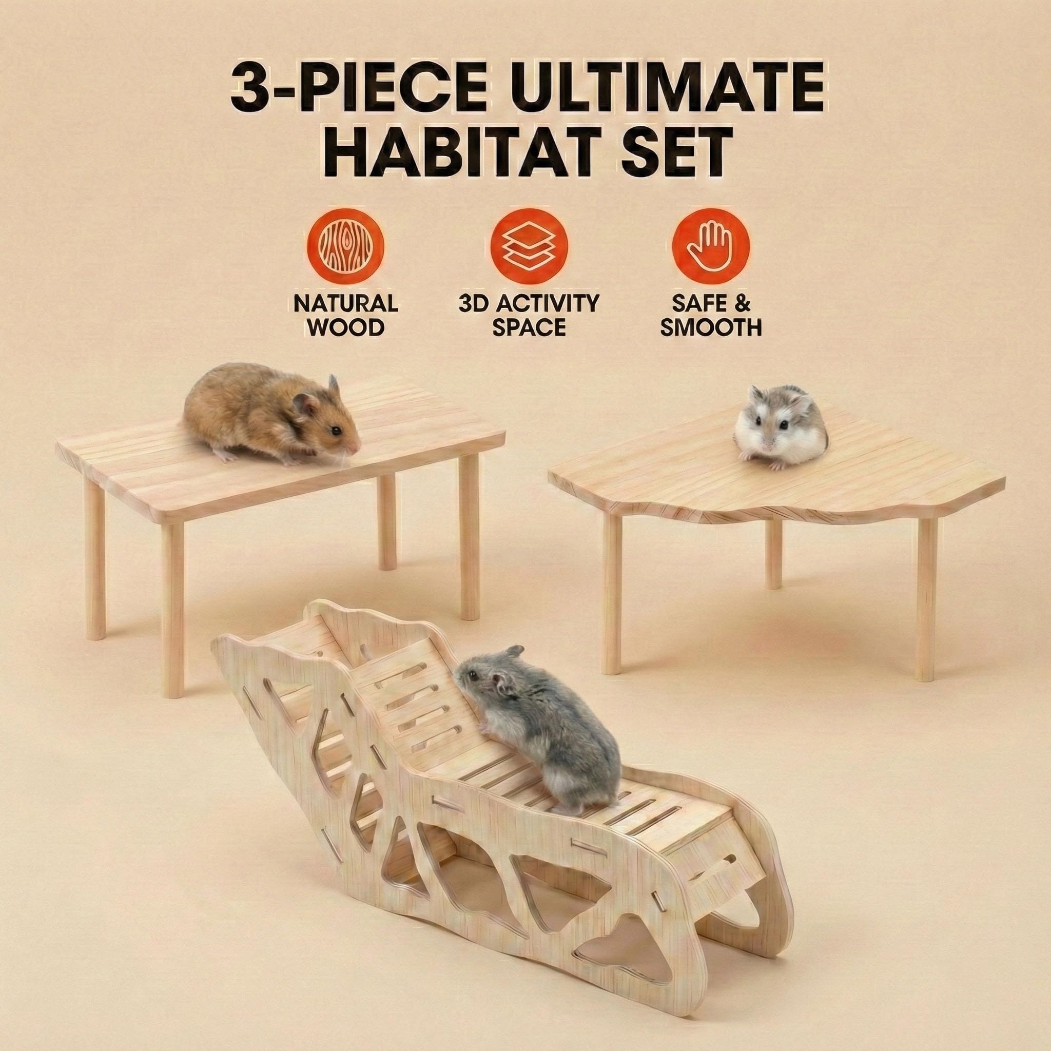 Viventwave tunnel hideout provides secure retreat for small animals.
