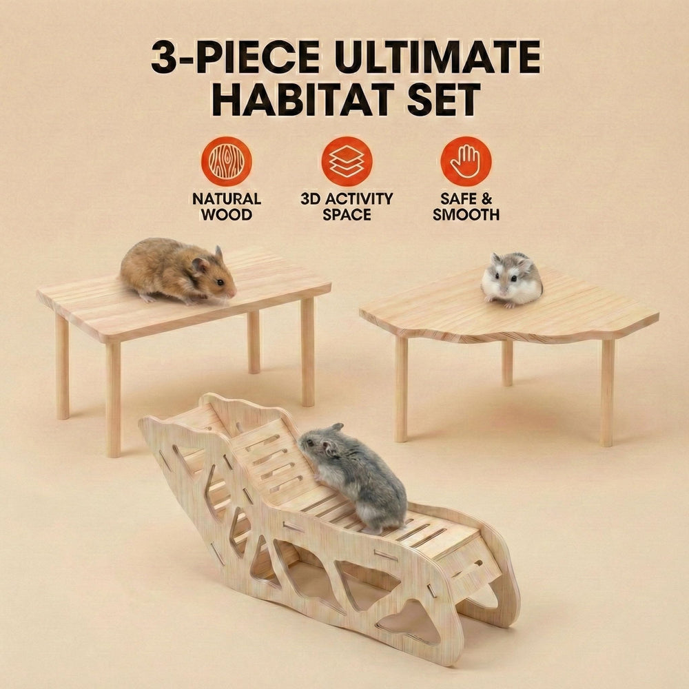 Viventwave tunnel hideout provides secure retreat for small animals.