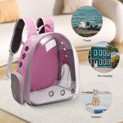 Vivicreate large cat backpack features sturdy base for stability.