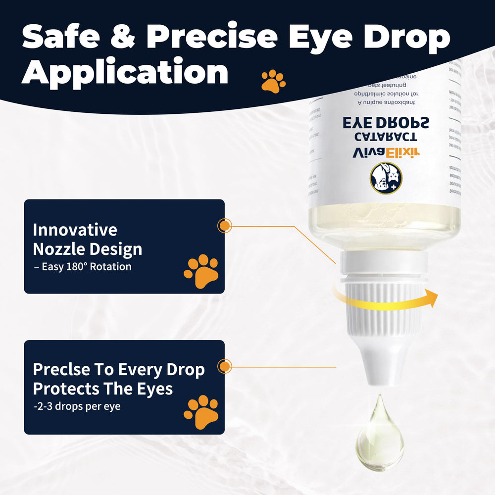 VivaElixir gentle eye care suitable for dogs and cats.