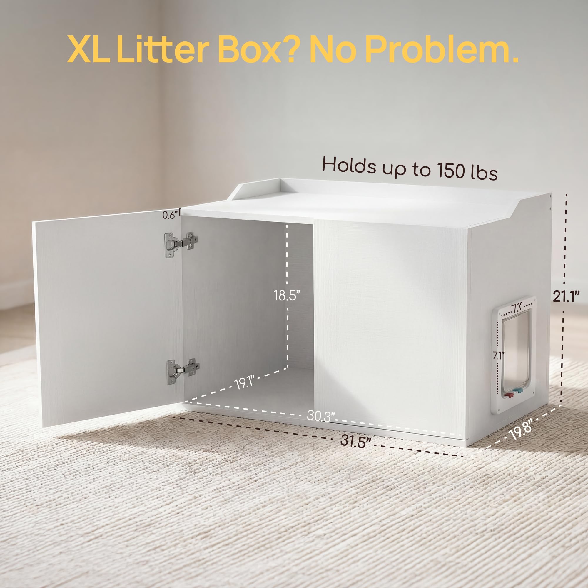 Viviendo renter-friendly no-cut cat door alternative preserves door integrity.