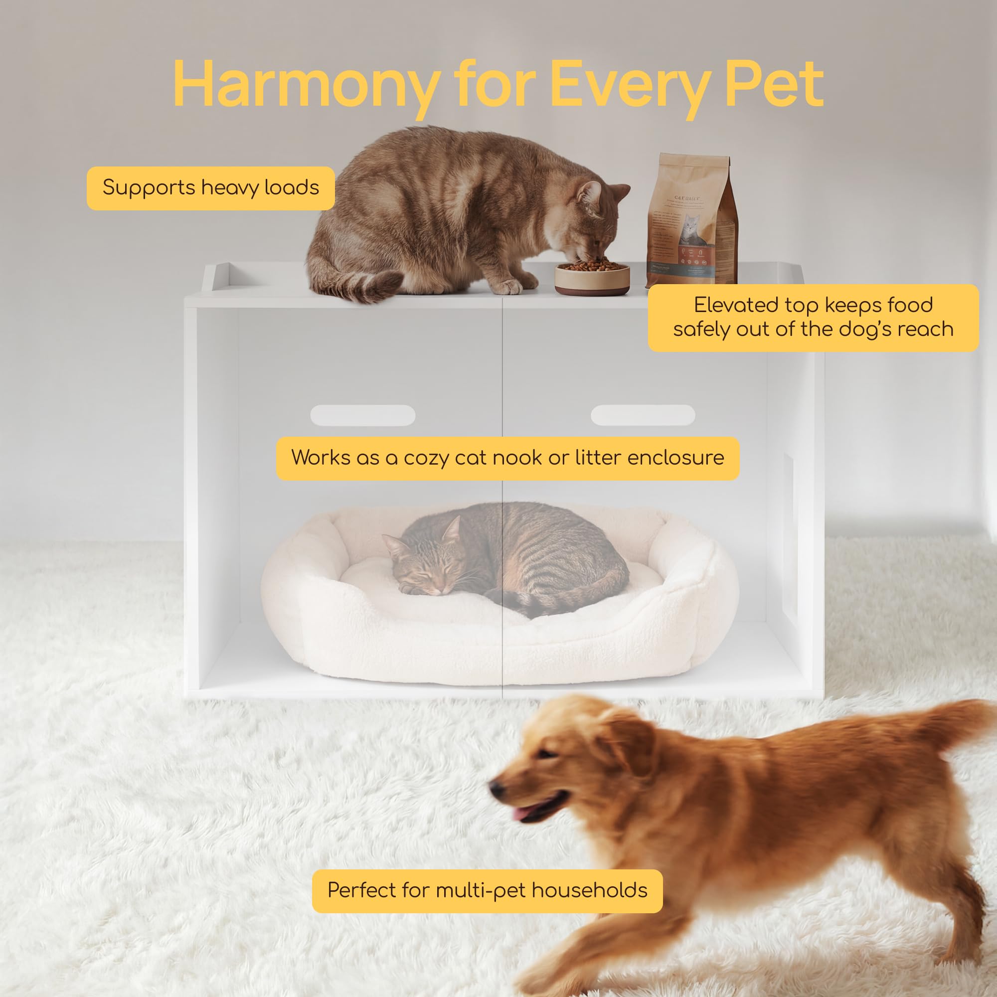 Viviendo two-way cat door locks odors and keeps pets secure.