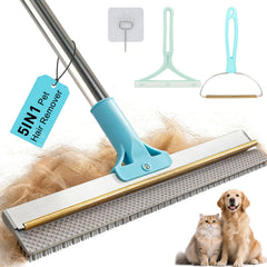 Vivifying carpet rake head lifts hair from fibers for a deeper clean.
