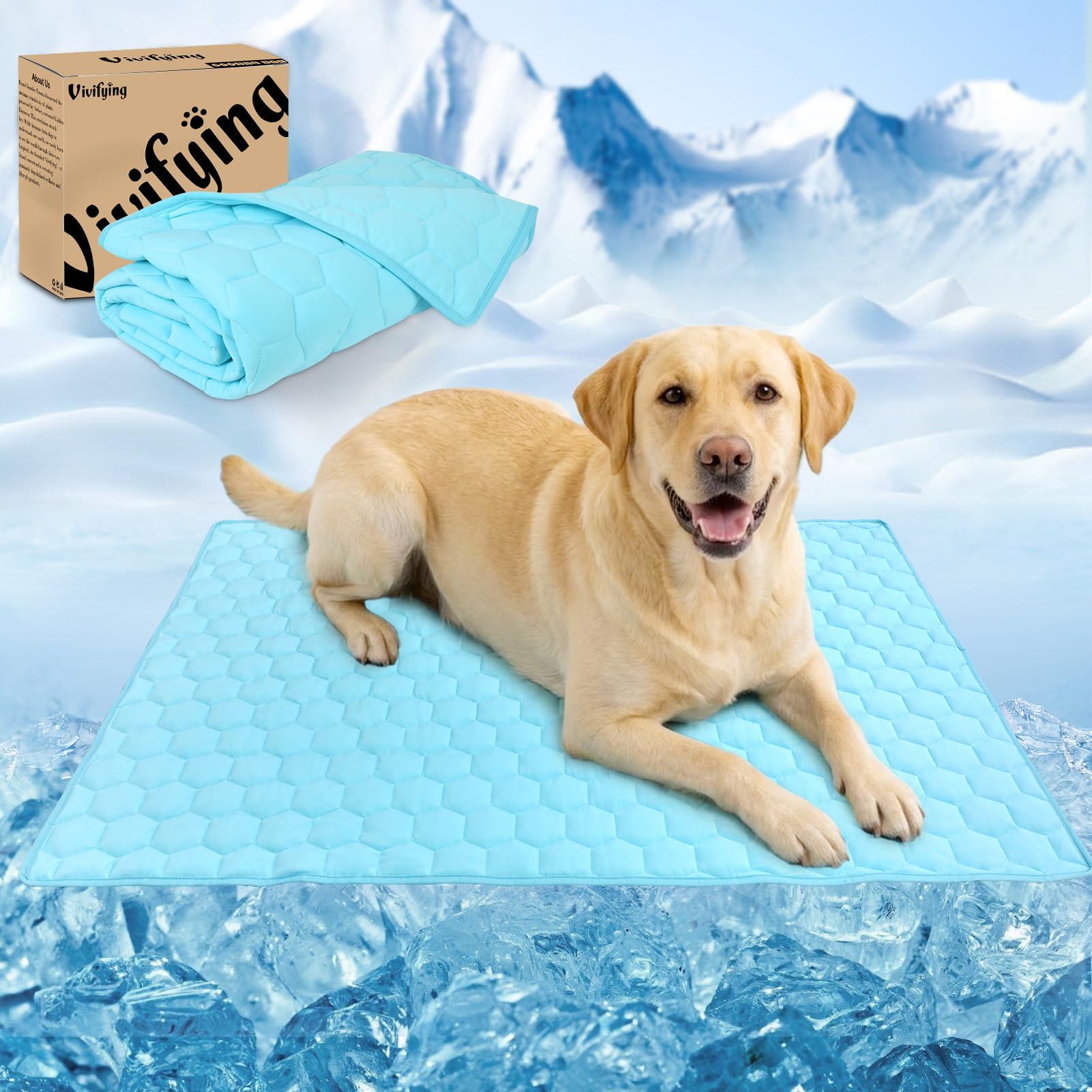Vivifying blanket protects car seats during outings and road trips