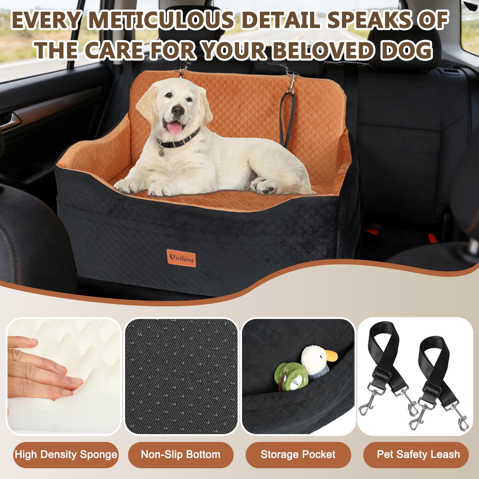 Vivifying washable cover makes cleanup quick after muddy paws