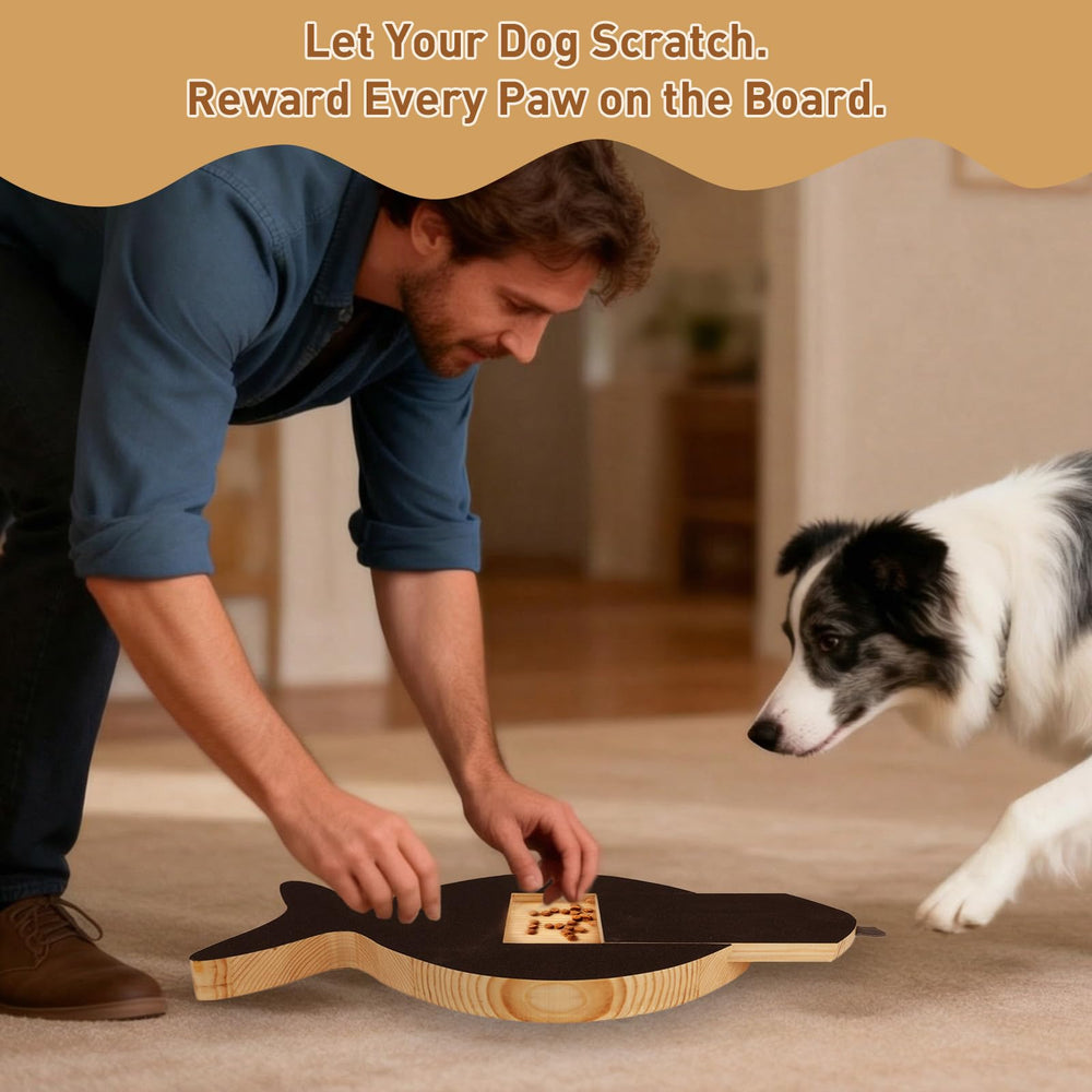 Vivifying durable natural wood scratch board designed for long-term use.