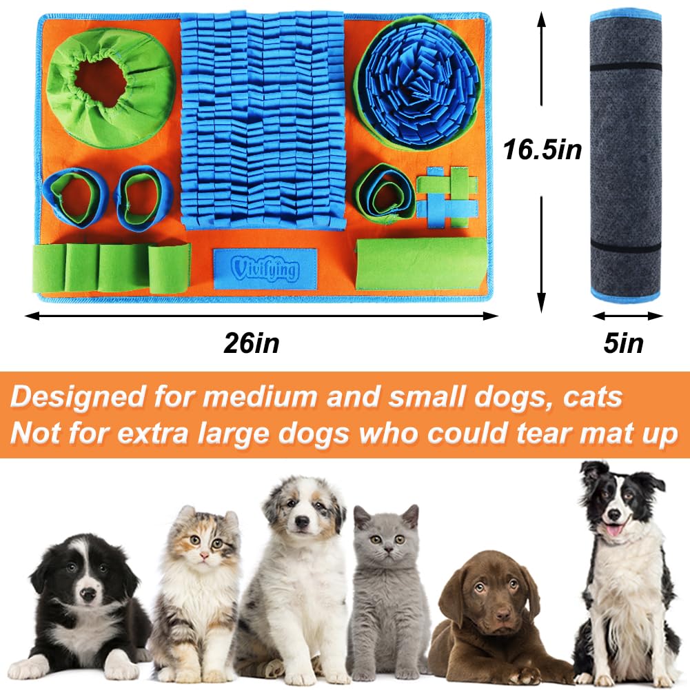 Vivifying Snuffle Mat showing eight hide spots for extended foraging and challenge.