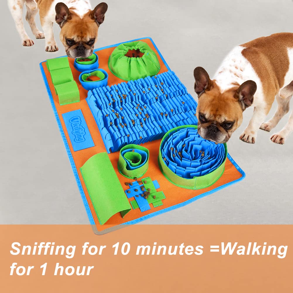 Vivifying Snuffle Mat suitable for cats and small pets for enrichment.
