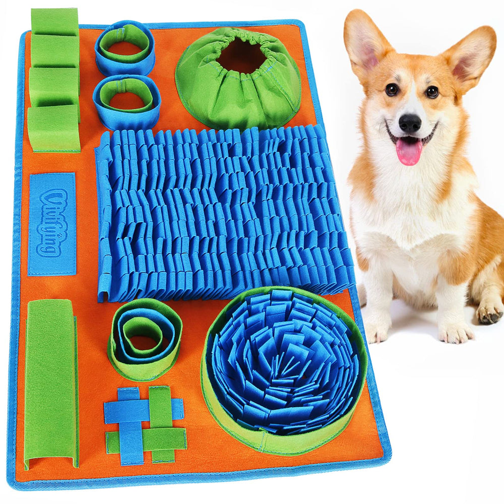 Vivifying Snuffle Mat for dogs encouraging interactive play and mental engagement.