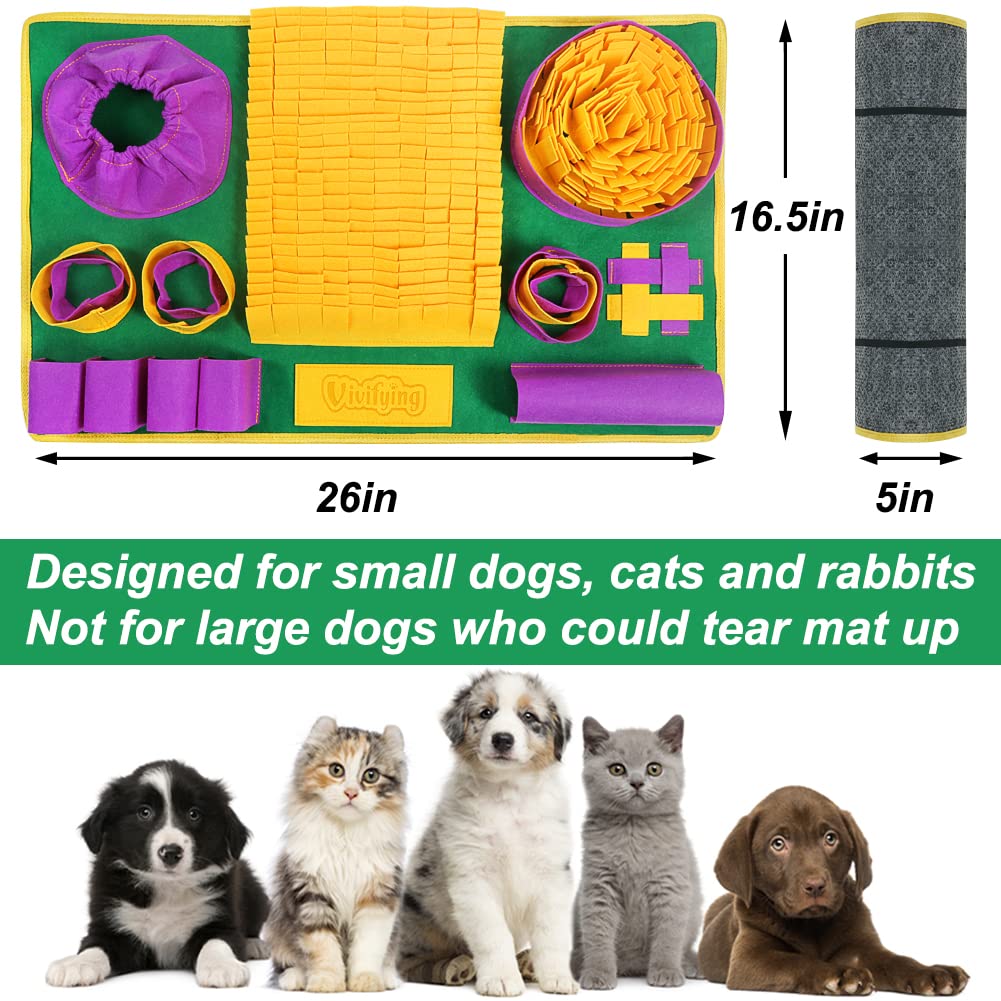 Vivifying Snuffle Mat enhances enrichment through interactive foraging and problem solving.