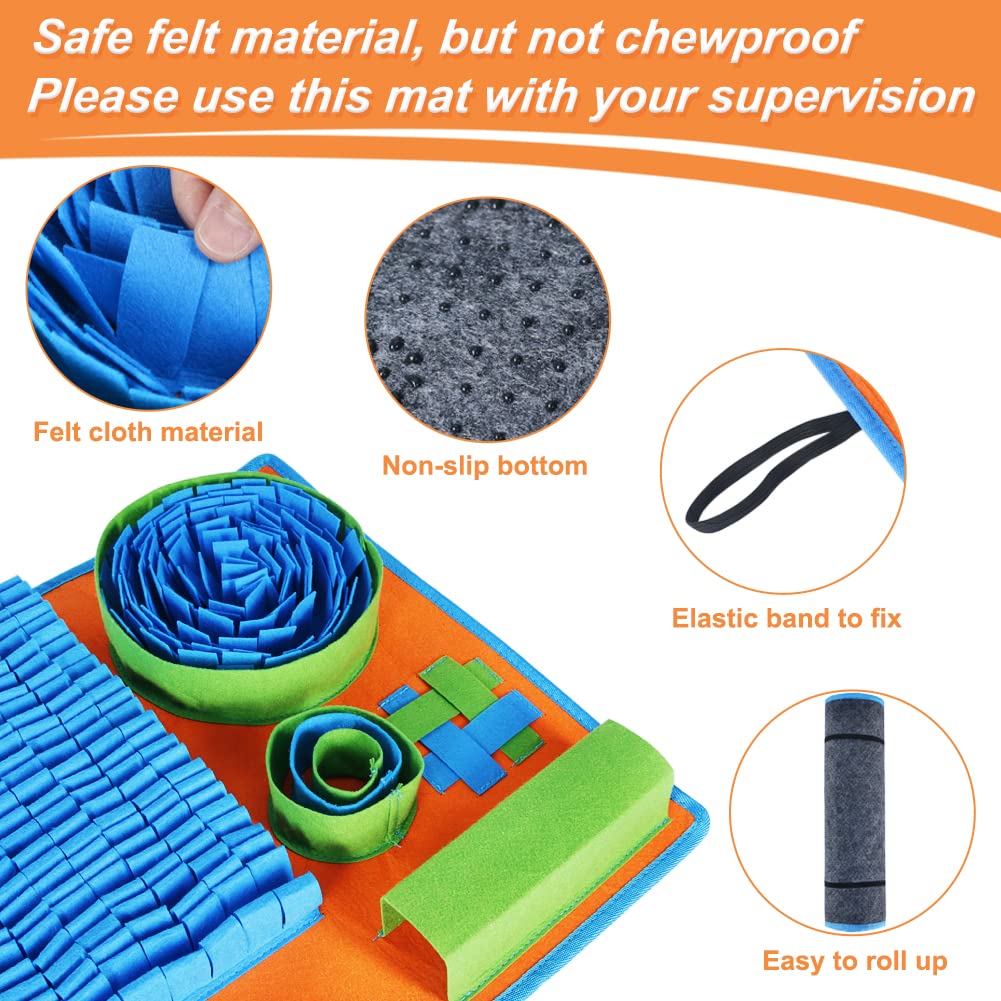 Vivifying Snuffle Mat promoting slower eating through guided sniffing and problem solving.