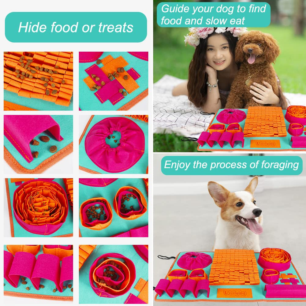 Vivifying snuffle mat being machine washed for easy cleaning.
