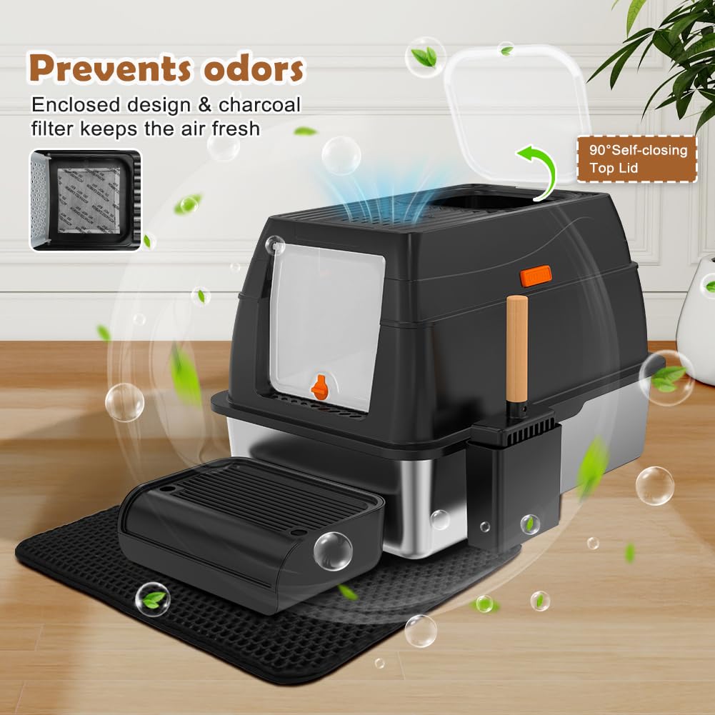 Vivifying easy-clean stainless surface is simple to wipe down.