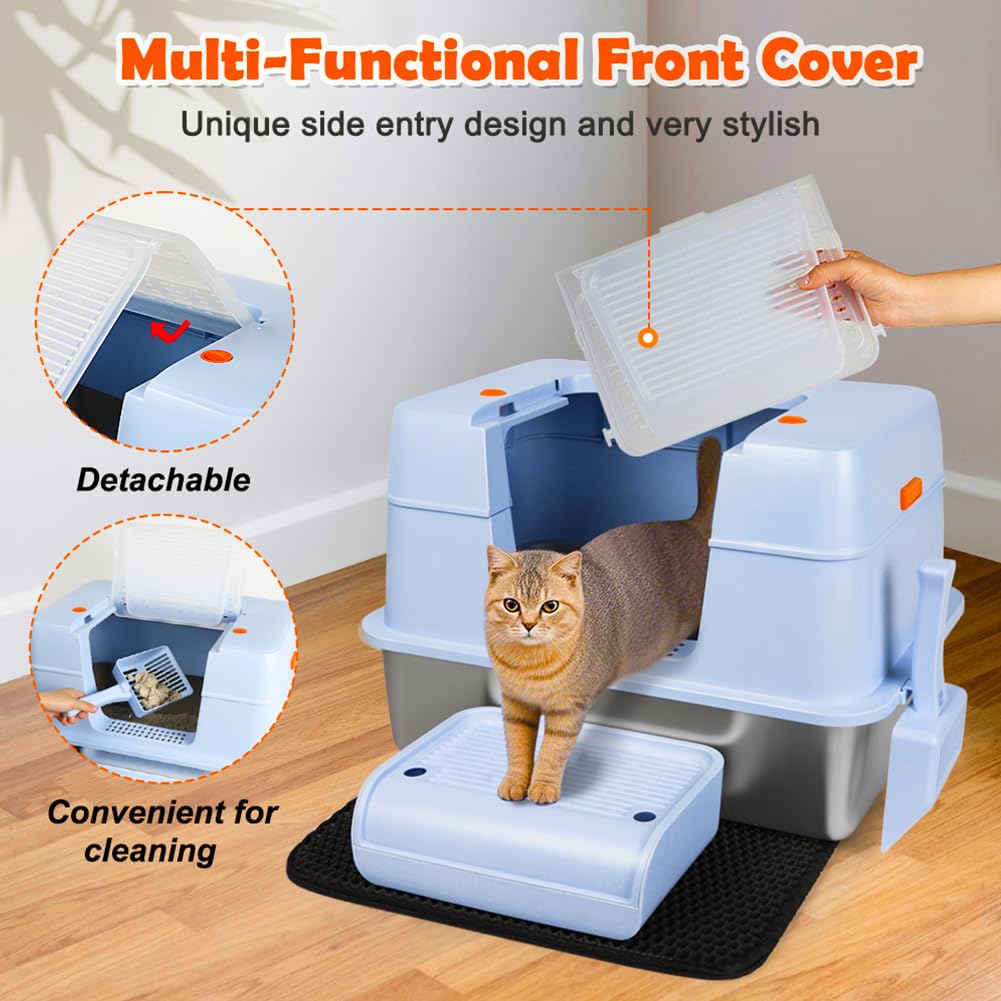 Vivifying honeycomb mat traps litter and protects the floor.