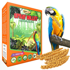 Vivlly sun-dried spray millet bag, a convenient bird snack for daily treats.