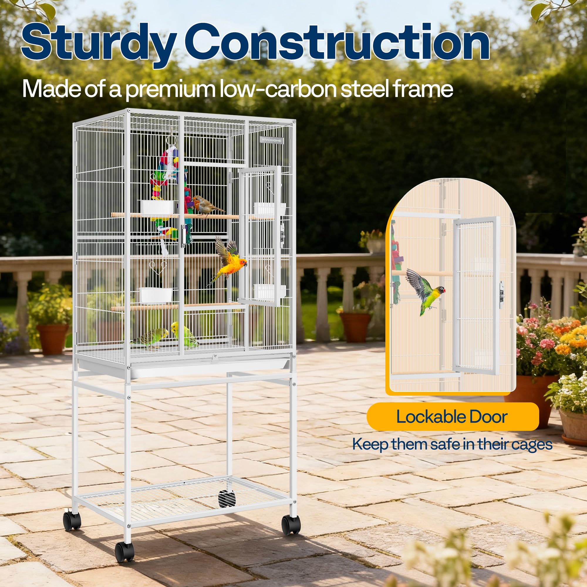 VIVOHOME transparent food boxes support varied feeding options
