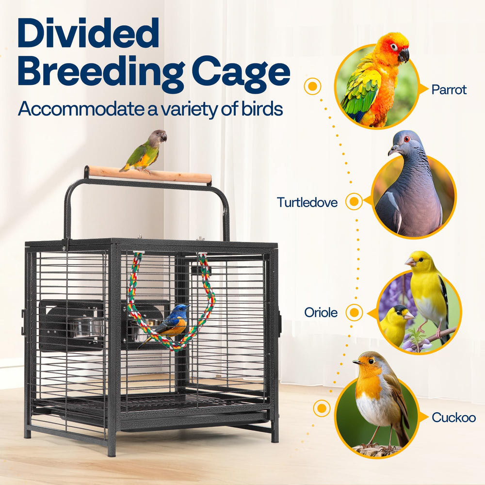 VIVOHOME assembly-friendly design with color rope included for enrichment.