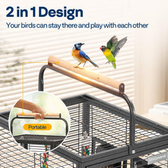VIVOHOME interior view with bottom spacing for safe jumping.