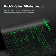 VIVOSUN four-tray capacity heat mat supports multiple seedlings