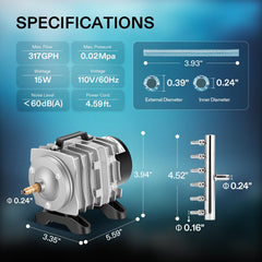 VIVOSUN aluminum heat-radiating plates improve cooling for stable, long-lasting performance