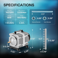 VIVOSUN heat-dissipating plates reduce overheating for continuous 24/7 operation.