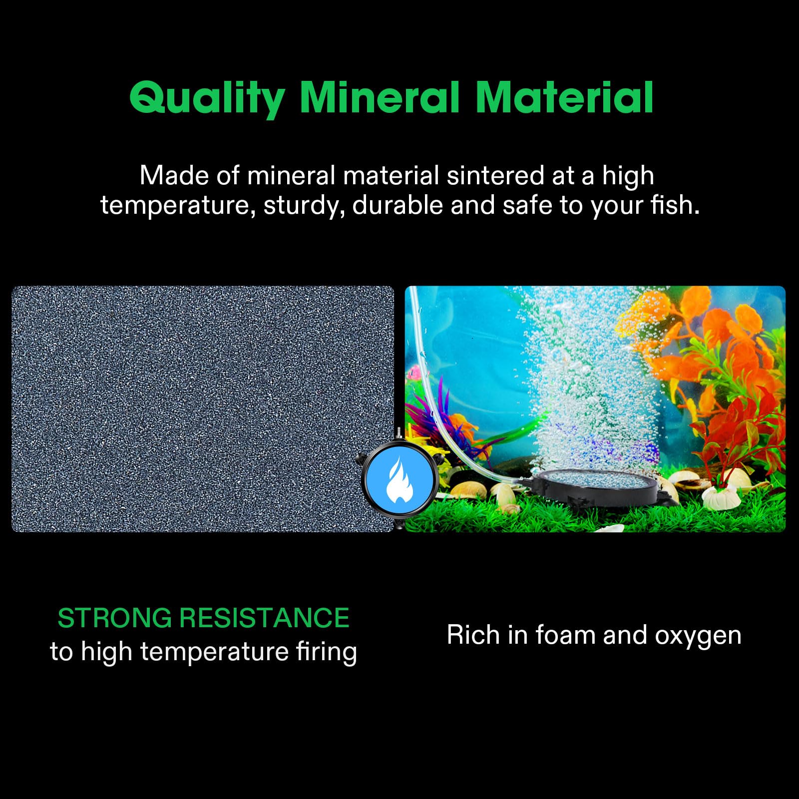 VIVOSUN air stone disc suitable for hydroponics and ponds