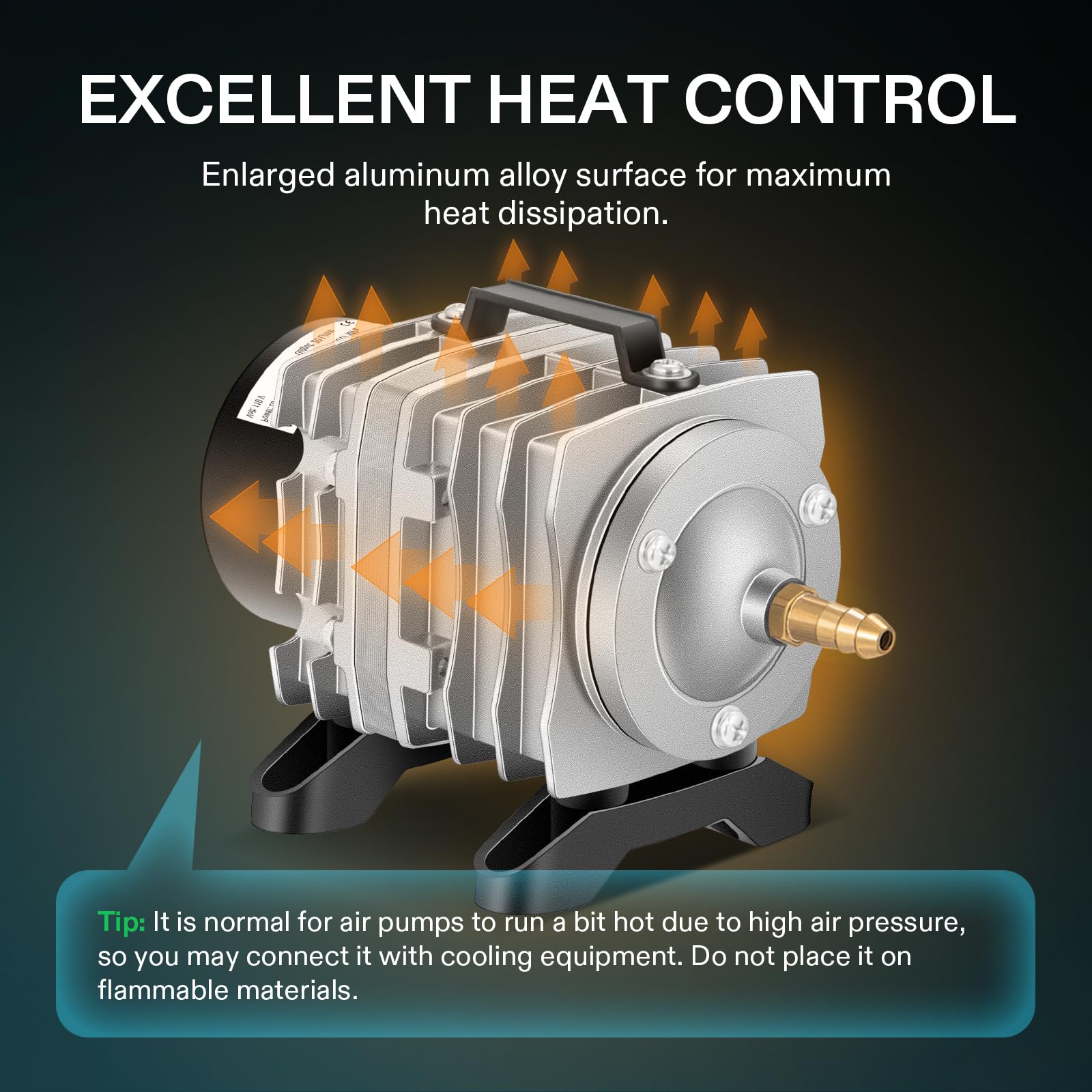VIVOSUN premium manifold ensures consistent air distribution across multiple lines