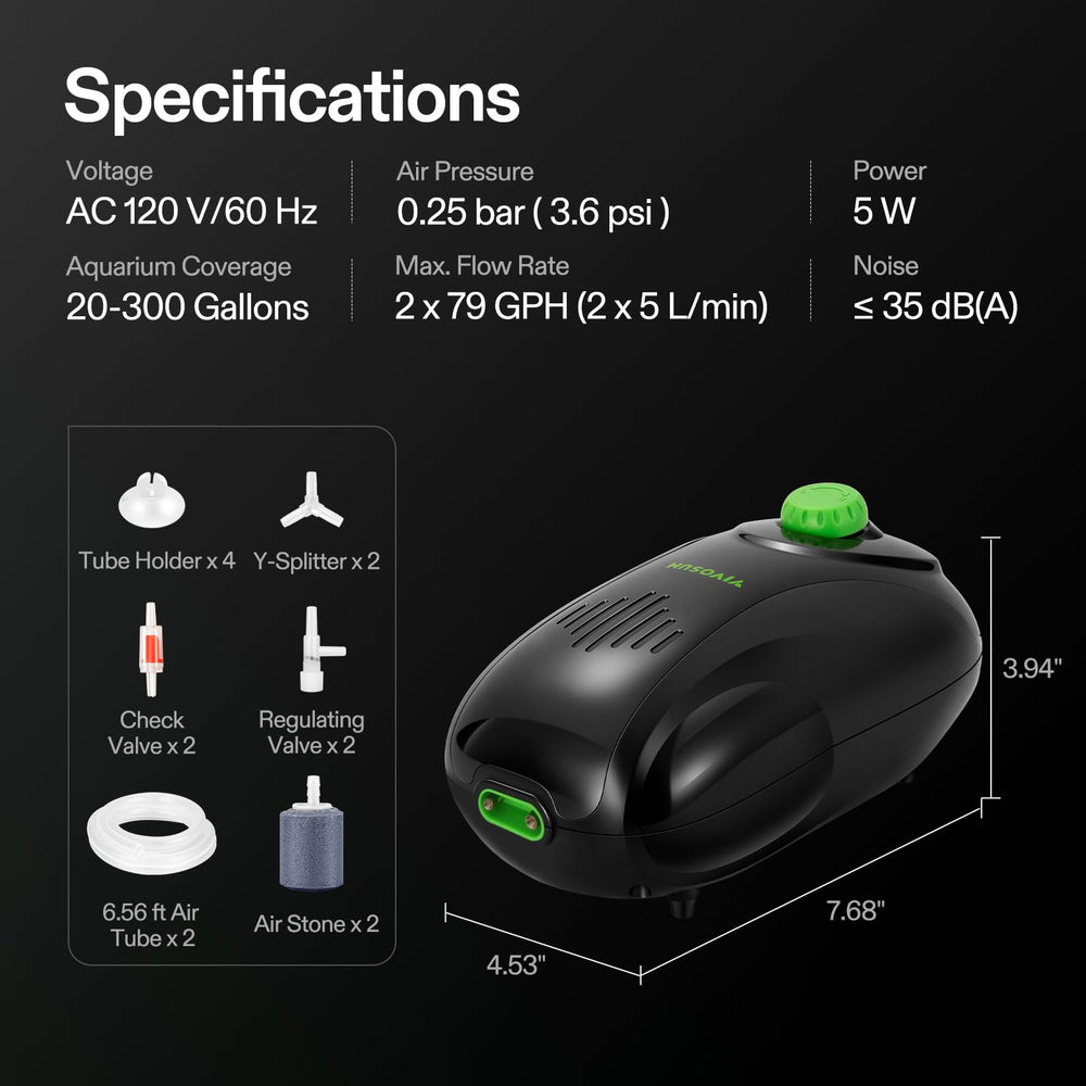 VIVOSUN regulating valve ensures precise airflow control for each tube.