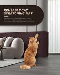 VIVOYAN cat scratch mat back with eco-friendly adhesive ready to install.