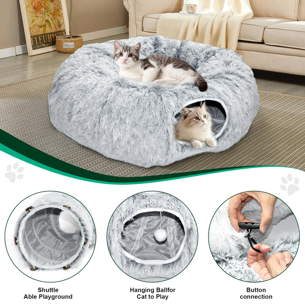 VIVOYAN resting mat provides a cozy spot for cats after activity.