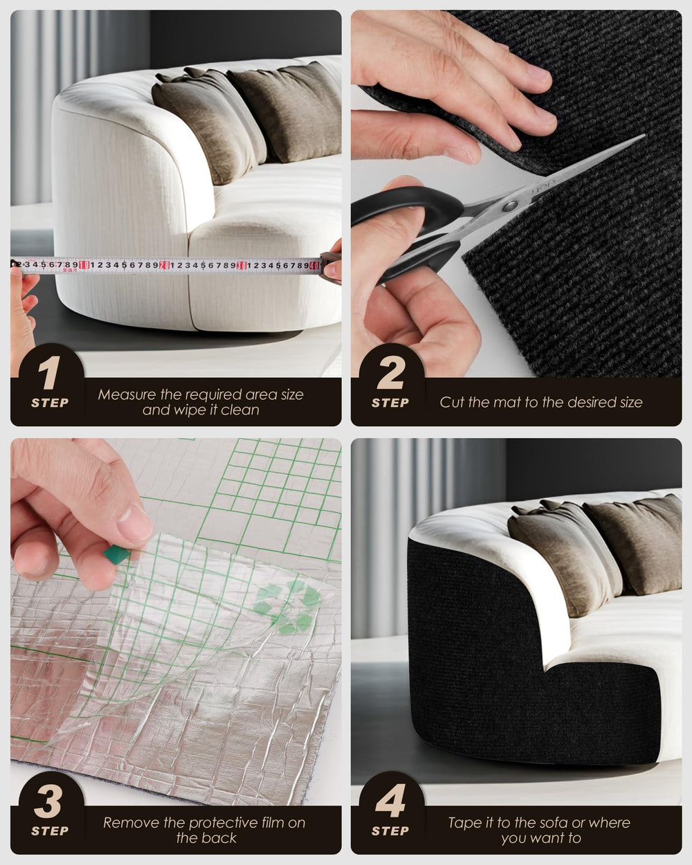 Ideal for leather and wood surfaces with strong adhesion
