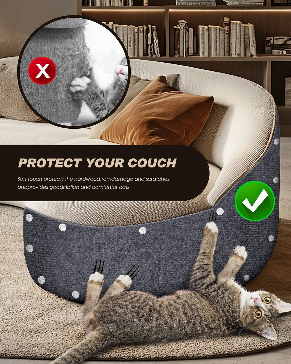 VIVOYAN post-saving solution helps extend the life of your cat tree.