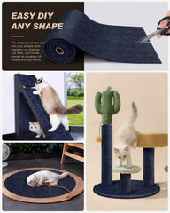 VIVOYAN scratch and claw resistant mat protects furniture from claws.