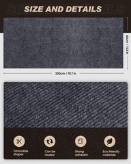 VIVOYAN trim-to-fit design shows easy customization for stairs, shelves, or couches.