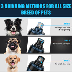 VIWIK quiet nail grinder maintains calm during grooming.