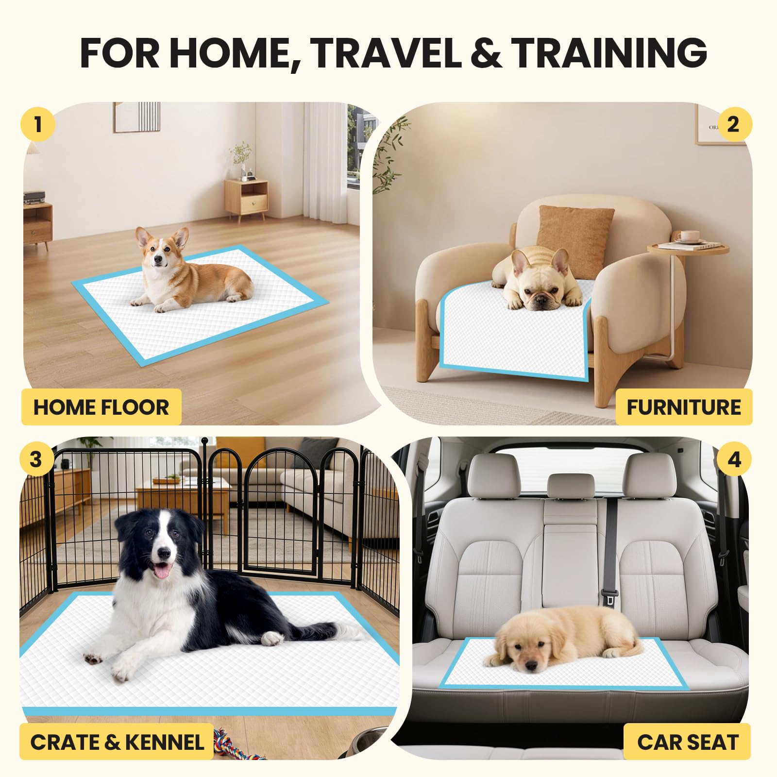 VJJ ideal for crates, kennels, post-surgery care, and travel training.