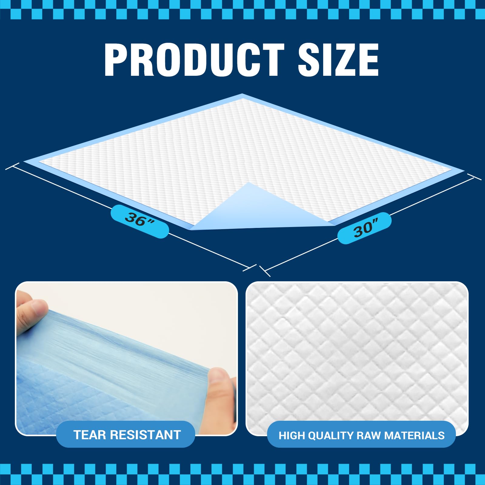VJJ dog pads suitable for indoor and outdoor use.
