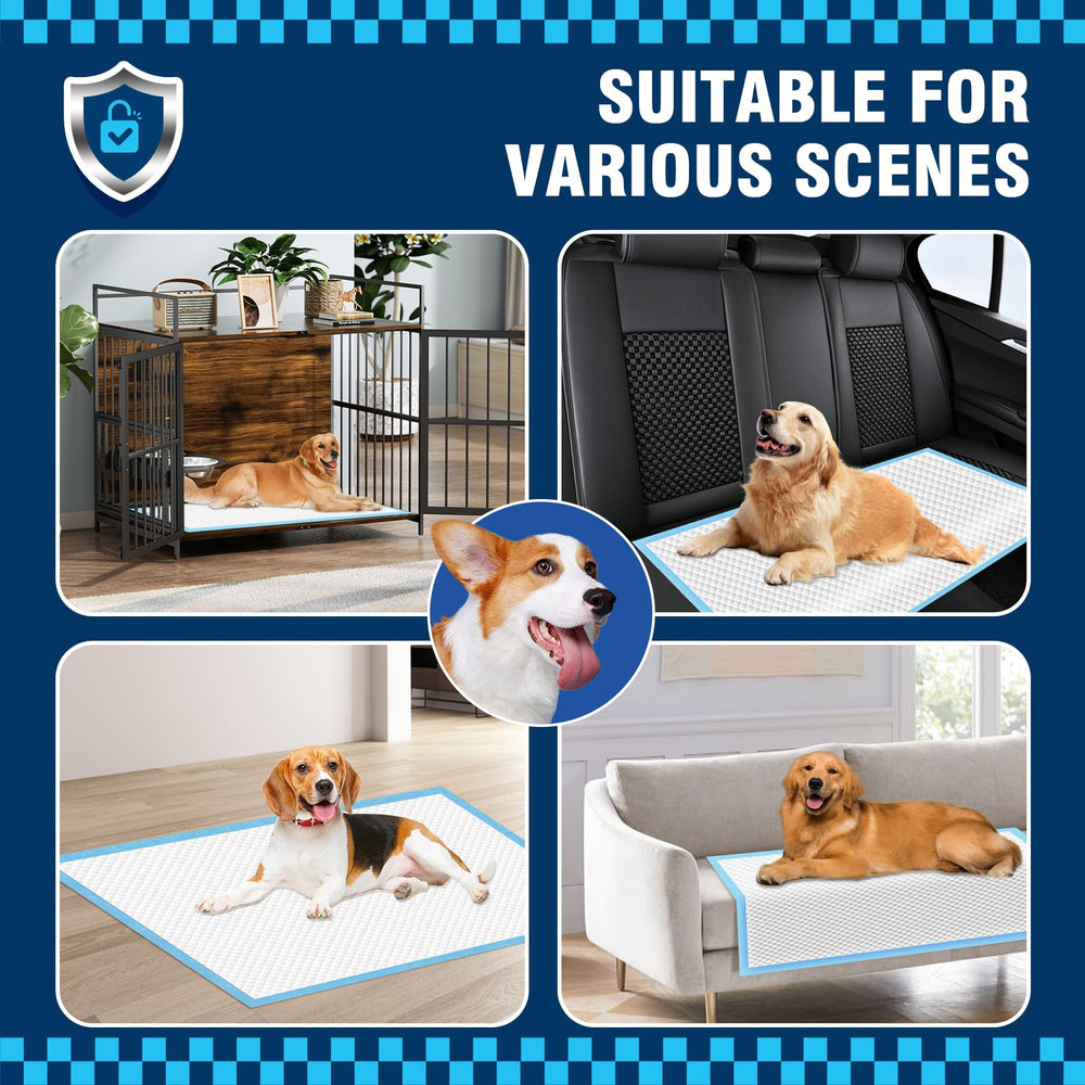 VJJ Puppy Pads XL 30x35 large 50-count pack for long-term care