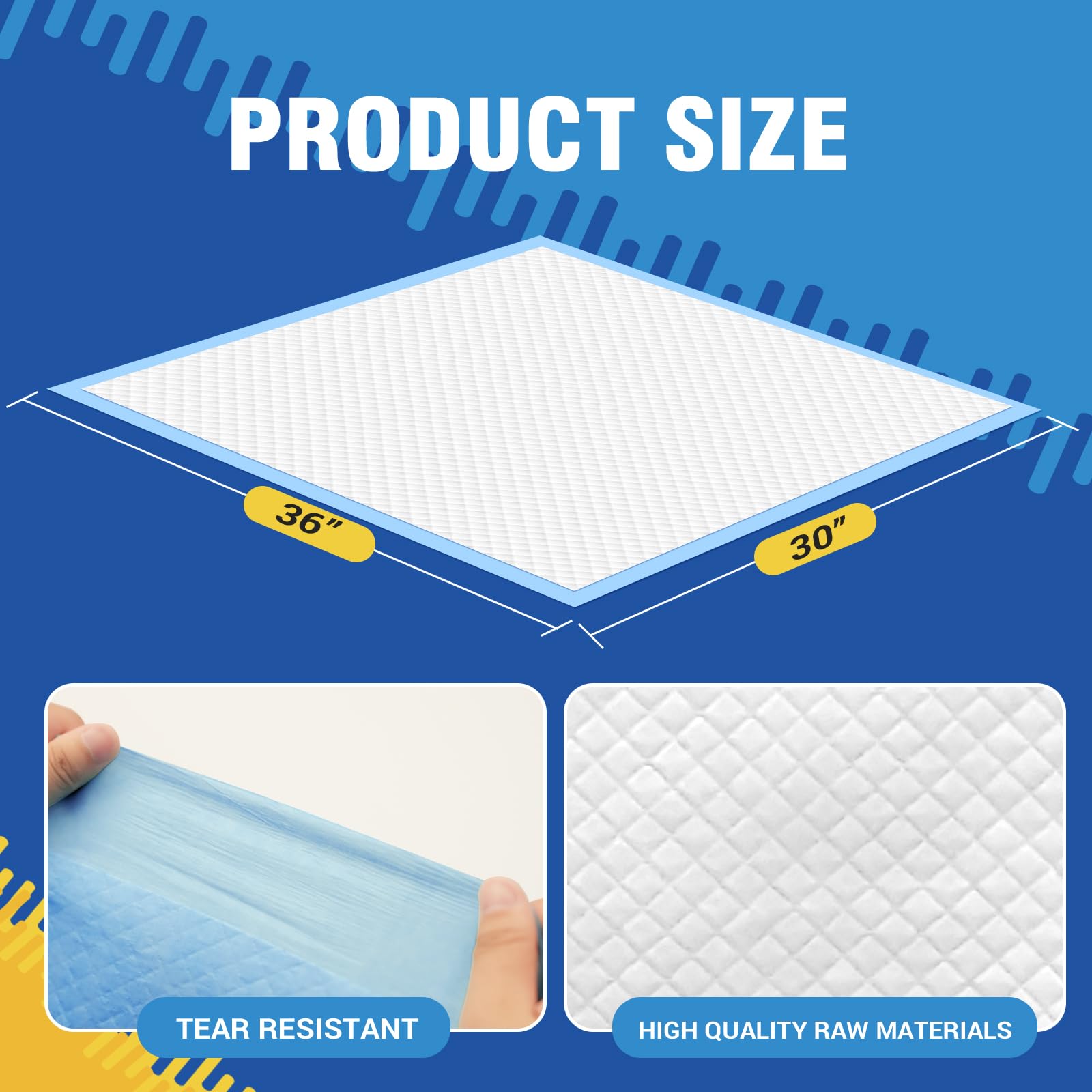 VJJ quick absorption pad keeps surfaces clean during daily routines.